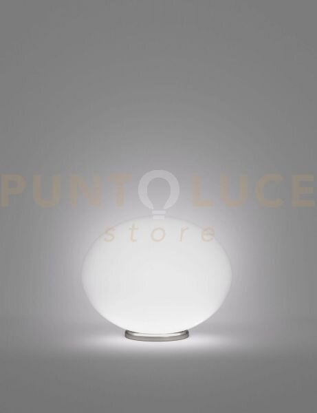 Lucciola lampada da tavolo m bianco satinato nickel satinato 1 luc