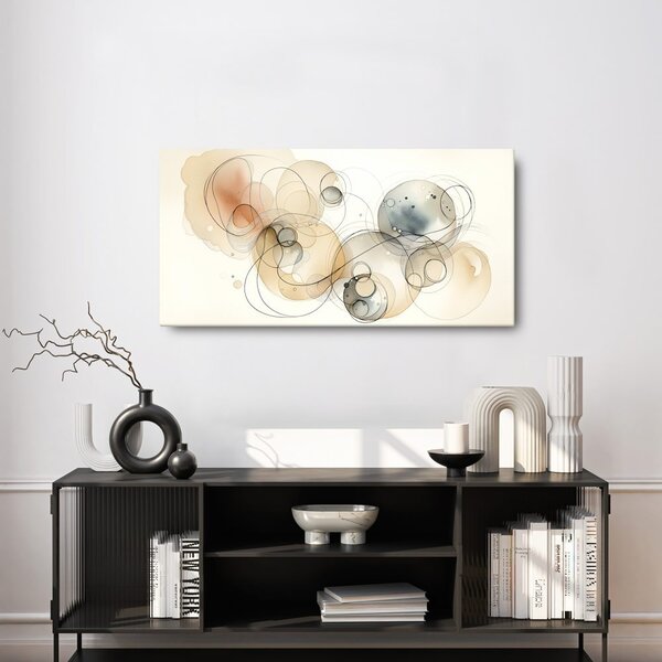 Quadro su tela – Astrazione circolare