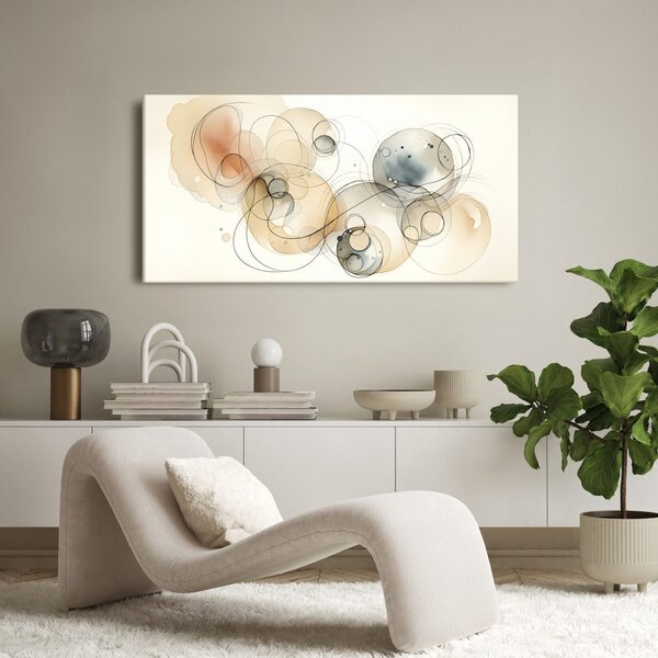 Quadro su tela – Astrazione circolare