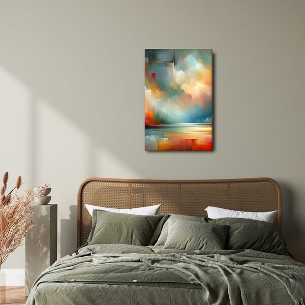 Quadro su tela – Luce nel caos dei colori