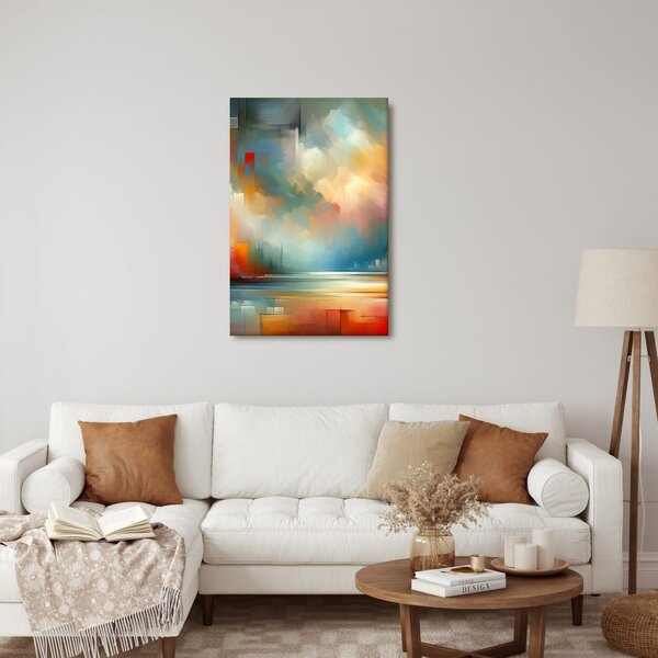 Quadro su tela – Luce nel caos dei colori