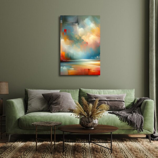 Quadro su tela – Luce nel caos dei colori