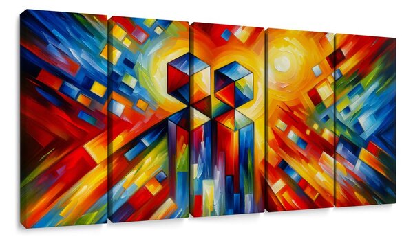 Quadri 5 pezzi – Energia dell’attimo