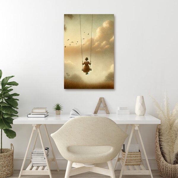 Quadro su tela – Sognare tra le nuvole