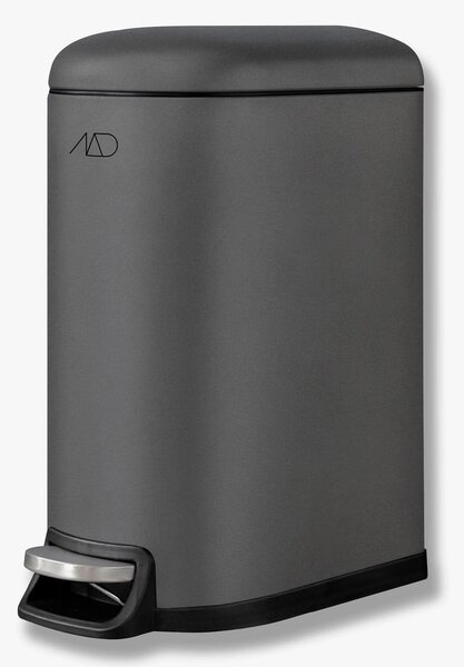 Cestino in metallo a pedale grigio scuro 10 l Walther - Mette Ditmer Denmark