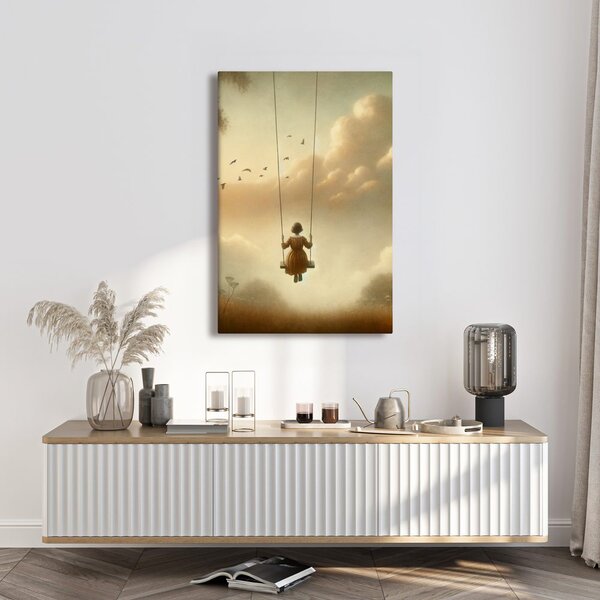 Quadro su tela – Sognare tra le nuvole