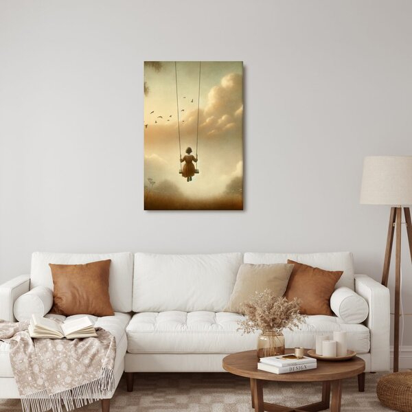 Quadro su tela – Sognare tra le nuvole