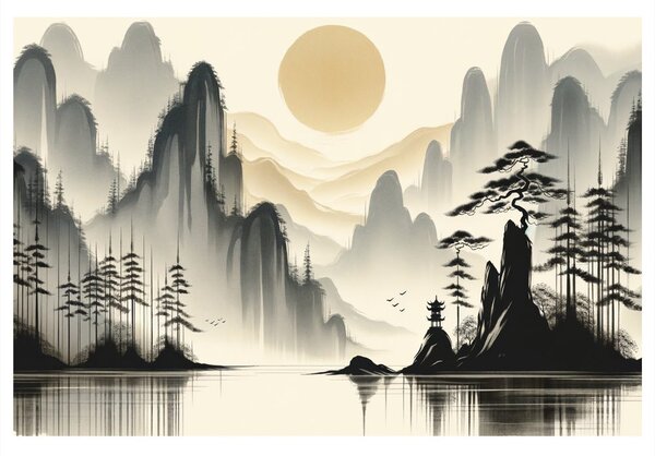 Quadro su tela – Silenzio delle montagne