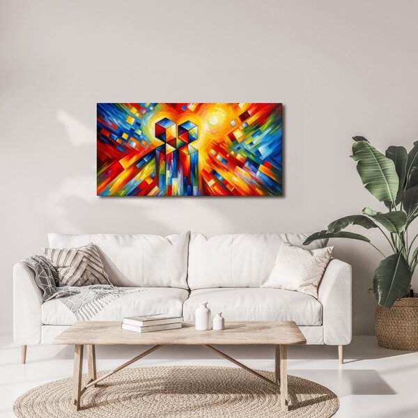 Quadro su tela – Abbraccio astratto