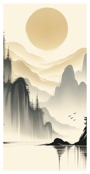 Quadro su tela – Mattino zen