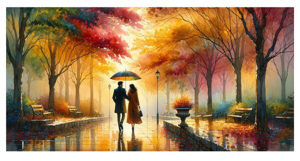 Quadro su tela – Coppia innamorata
