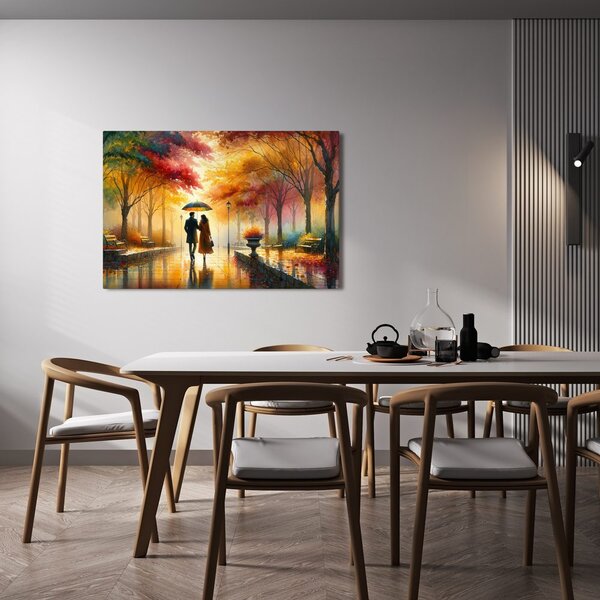 Quadro su tela – Romanticismo nel parco