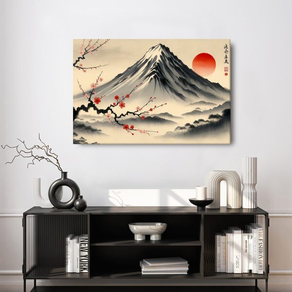 Quadro su tela – Paesaggio giapponese