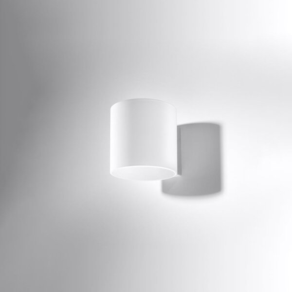 Lampada da parete bianca ø 10 cm Gino - Sollux