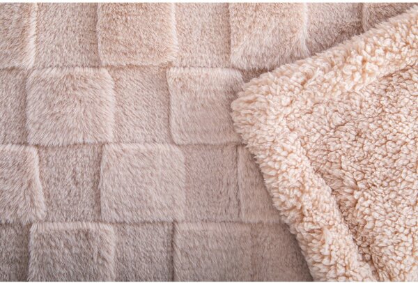 Coperta marrone in micropile 150x200 cm Rava – Tiseco Home Studio