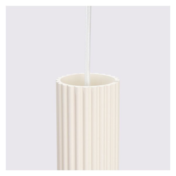 Lampadario color crema ø 19,5 cm Gleam – Sollux