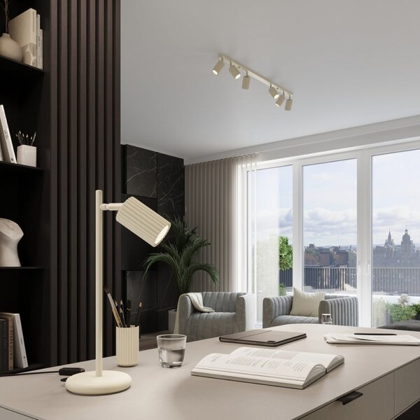 Lampadario color crema Gleam – Sollux