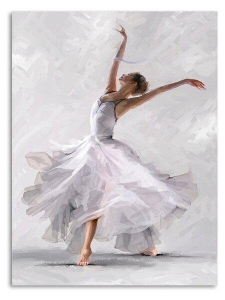 Immagine su tela, 60 x 80 cm Canvas Watercolor Dancer II - Styler
