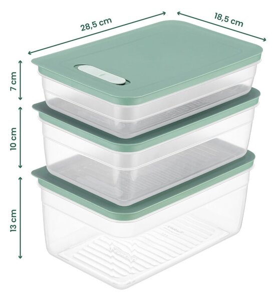 Set di contenitori alimentari 3 pz - Hermia