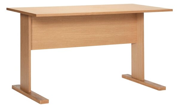Tavolo da lavoro con piano in rovere 70x140 cm Forma - Hübsch