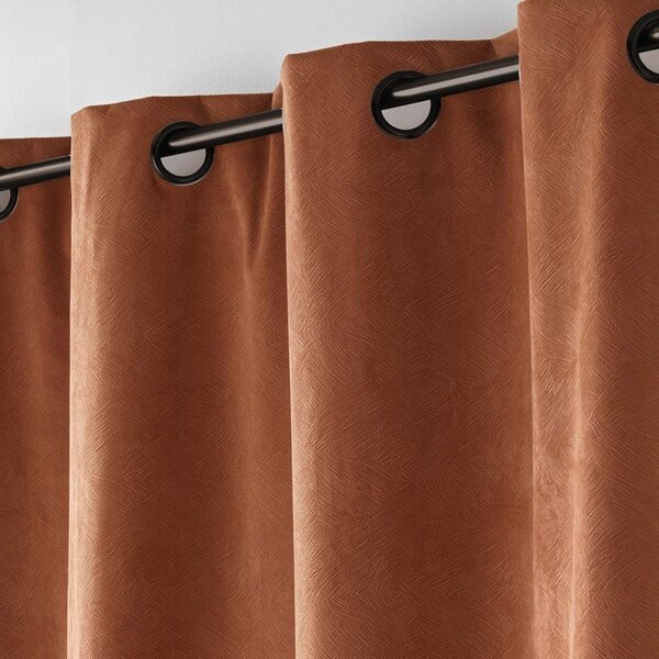 Tenda marrone in velluto 140x260 cm Olympe – douceur d'intérieur