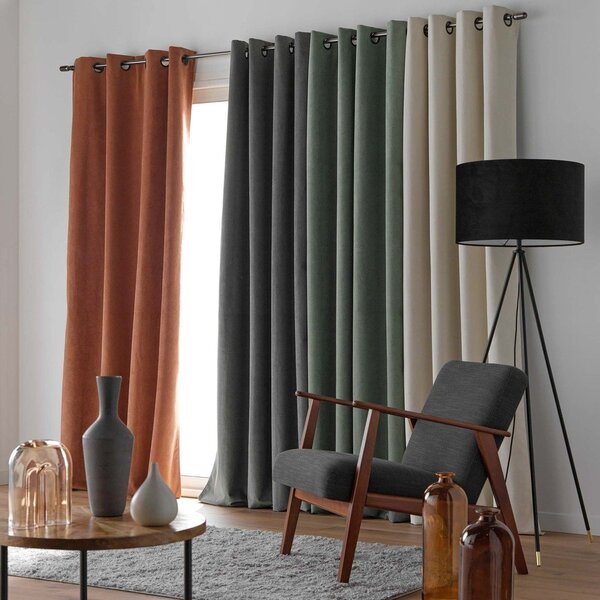 Tenda marrone in velluto 140x260 cm Olympe – douceur d'intérieur