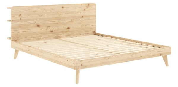 Letto matrimoniale in legno di pino con griglia 160x200 cm Retreat - Karup Design