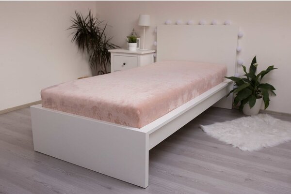 Lenzuolo in microflanella elasticizzata marrone 180x200 cm - Jerry Fabrics