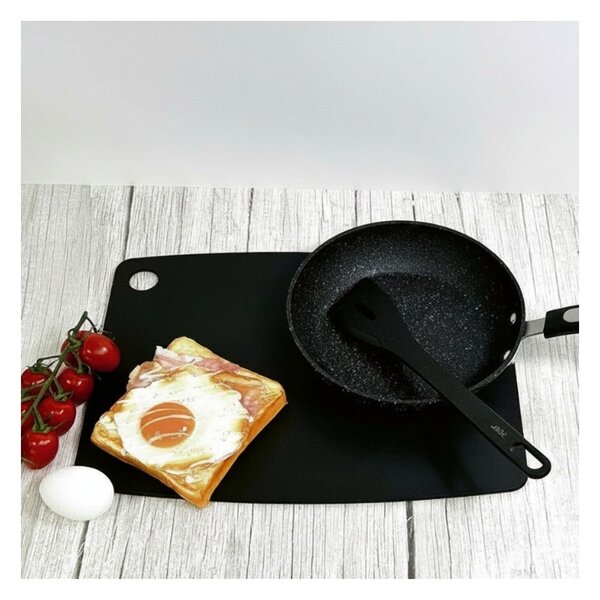 Jade Tagliere Gourmet Kitchen Nero 20,3x15cm Spessore 0,6cm Foro Laminato di Cellulosa Resistente al Calore 176°C