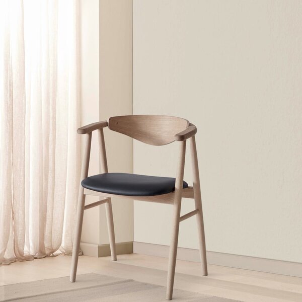Sedia da pranzo in pelle Traditional - Hammel Furniture