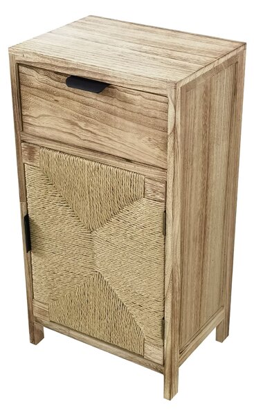 AZEL - mobiletto in legno con 1 cassetto e 1 anta