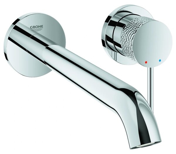 Miscelatore per lavabo Grohe, serie Essence, montaggio a parete, estensione 230 mm, cromato, 1 pz