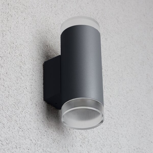 Brilagi - Applique da esterno MATERA 2xGU10/30W/230V antracite IP54