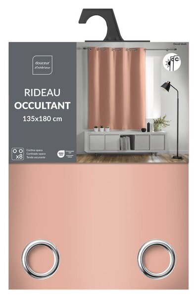 Tenda oscurante rosa 135x180 cm Occult – douceur d'intérieur