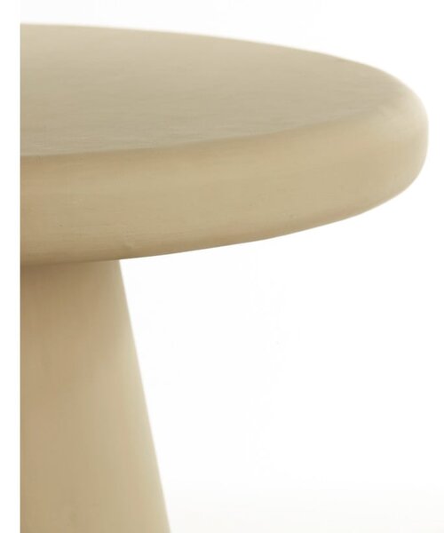 Tavolino rotondo beige ø 70 cm Kulona - Light & Living