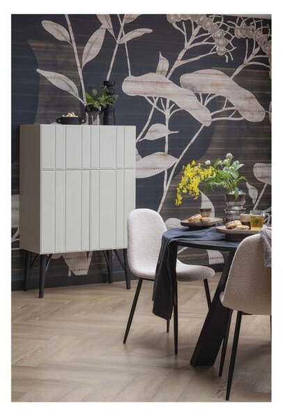Sedie da pranzo beige in set di 2 Marije - WOOOD