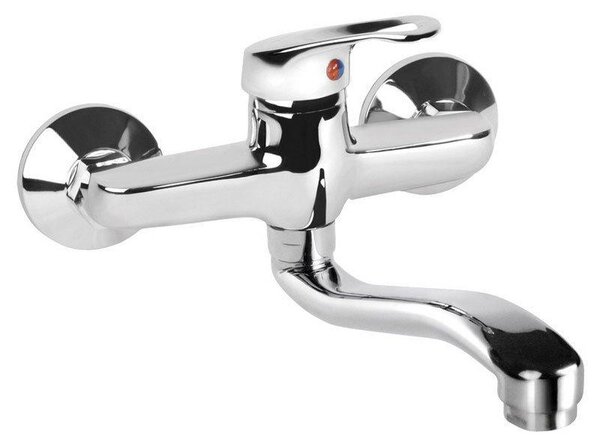 Miscelatore per lavabo Vittoria (72012) Miscelatore per lavabo, 100 mm, braccio curvo 20 cm, 35 mm, cromo