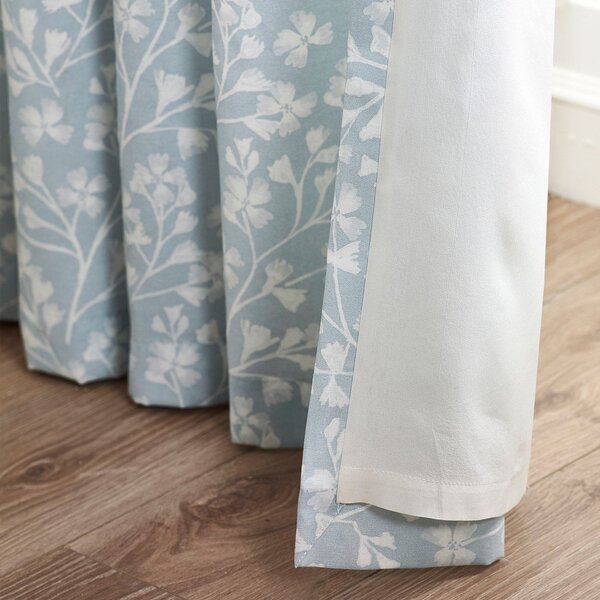 Tende in set blu 2 pz 229x229 cm Brooke Floral – Catherine Lansfield