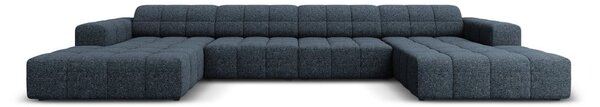 Divano angolare blu (a U) Chicago - Cosmopolitan Design