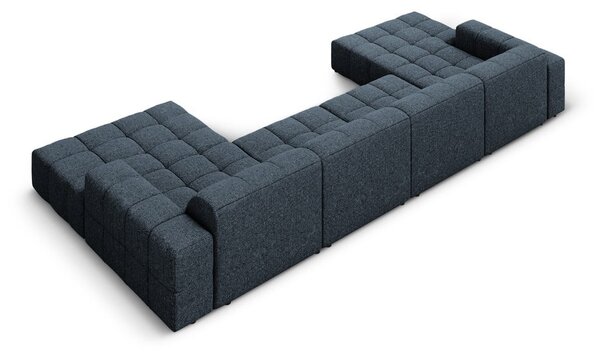 Divano angolare blu (a U) Chicago - Cosmopolitan Design