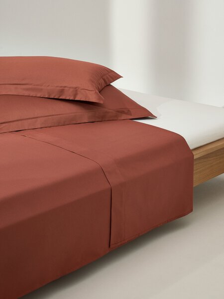 Lenzuolo in raso di cotone Premium