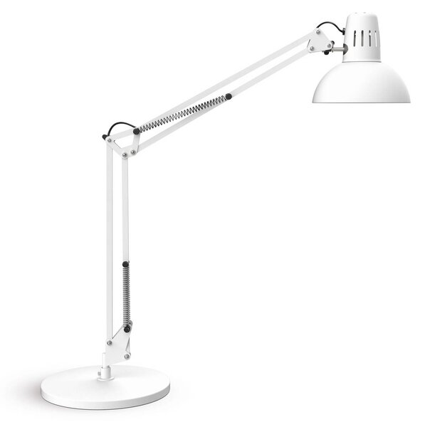 Maul Lampada da scrivania MAULstudy, Bianco / Opale, Studio / Ufficio, Metallo, Lampada da tavolo