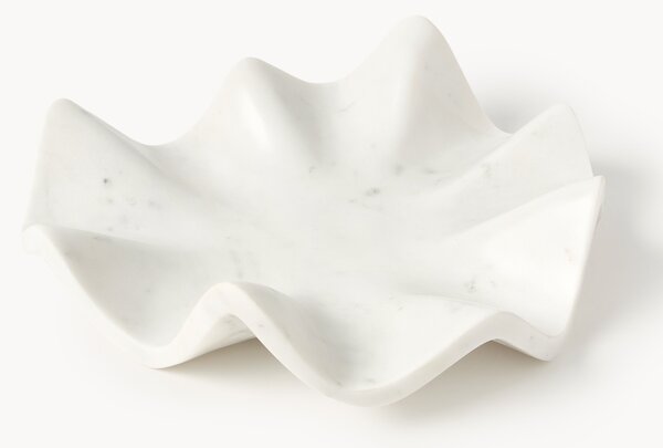Vassoio decorativo in marmo fatto a mano Gaia, Ø 30 cm