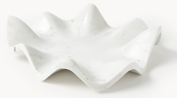Vassoio decorativo in marmo fatto a mano Gaia, Ø 40 cm