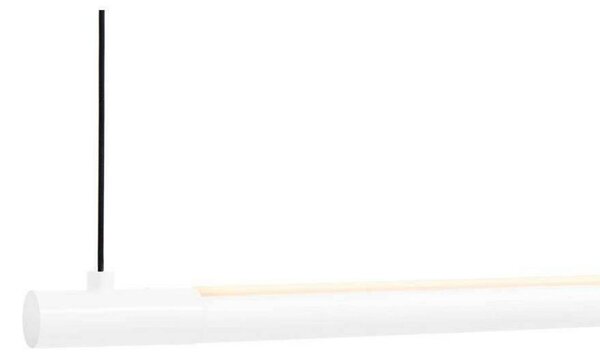 LOOM DESIGN Lampada LED a sospensione Straw 150, bianca, alluminio dimmerabile, Bianco / Opale, Soggiorno / Sala da pranzo, Alluminio, Moderno