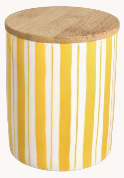 Barattolo con coperchio in bambù New Milk & C Stripes