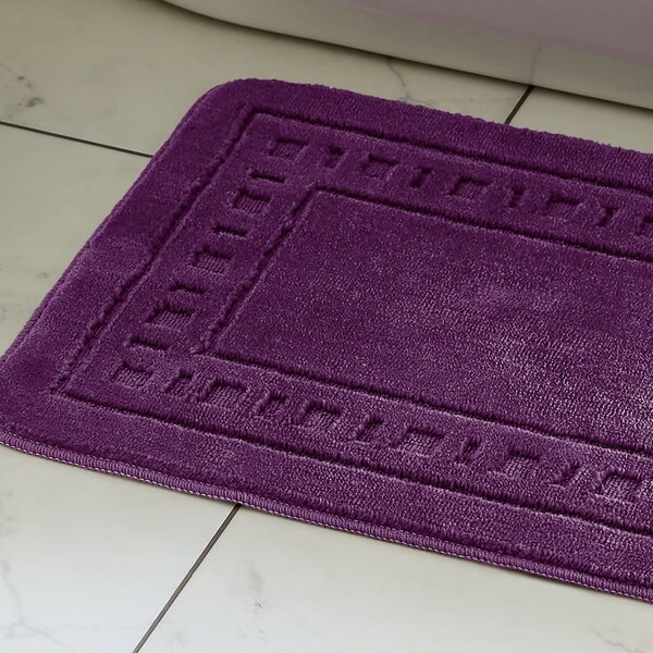 Set di tappetini per il bagno viola scuro 2 pz per WC 50x80 cm Armoni – Catherine Lansfield