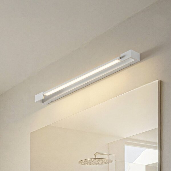 Applique da parete Jora Arcchio, Bianco / Opale, Bagno, Alluminio, Moderno, Applique