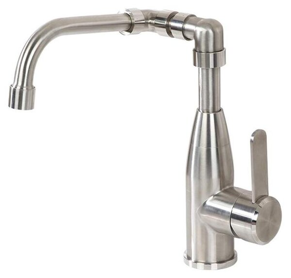 Solidchoice - Rubinetto da cucina in acciaio inossidabile, girevole a 360 gradi