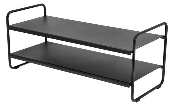 Scarpiera nera in acciaio 33x33x80 cm A-Shoe – Zone